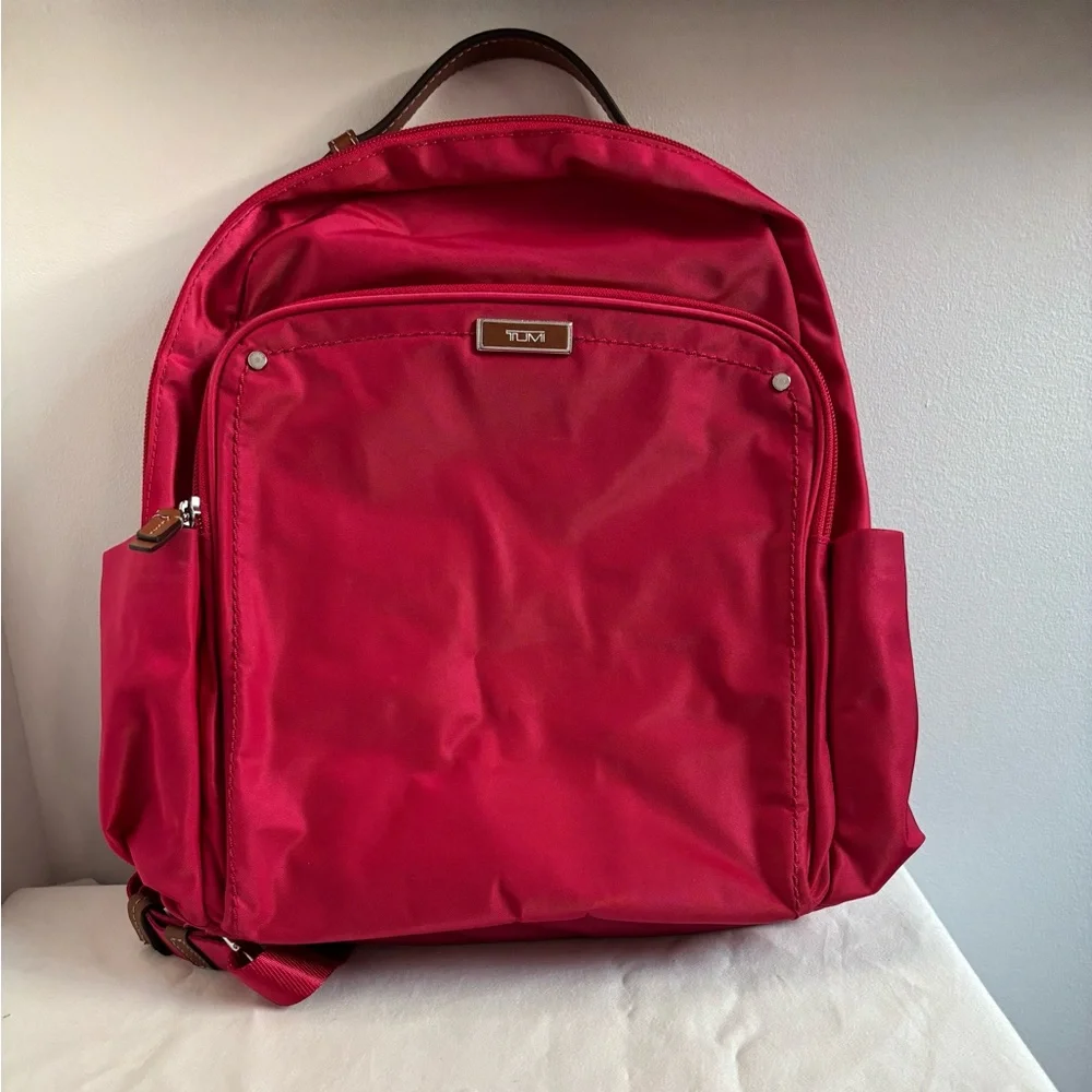 Tumi Raspberry Women’s Backpack - Picture 1 of 10